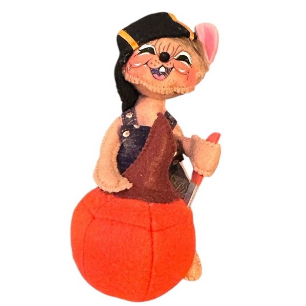 Annalee Doll 2021 6" Pumpkin Carving Mouse #360621